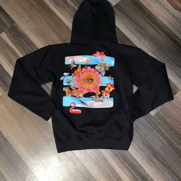 One Republic men's  Black Graphic Hoodie - Picture 7 of 8